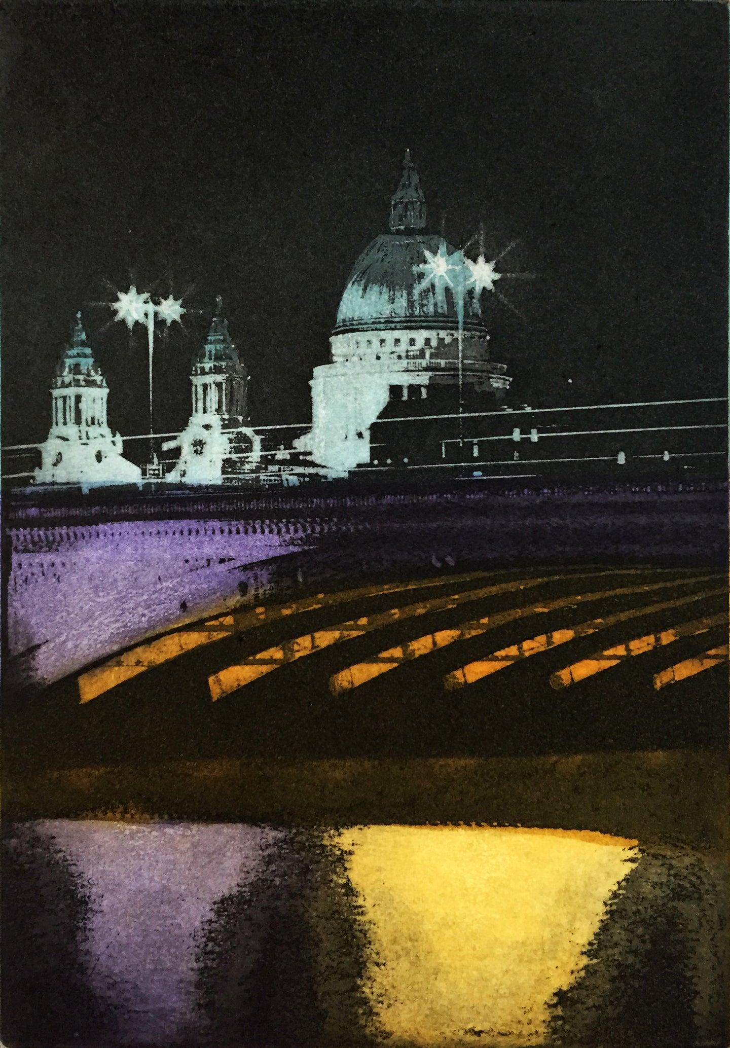 Night Time by the Thames